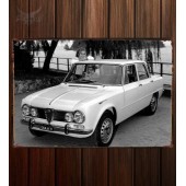 Металлическая табличка Alfa Romeo Giulia T.I. (105)